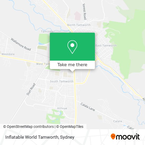 Inflatable World Tamworth map