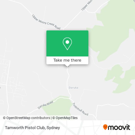 Mapa Tamworth Pistol Club