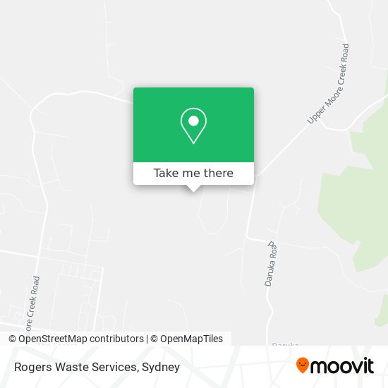 Mapa Rogers Waste Services