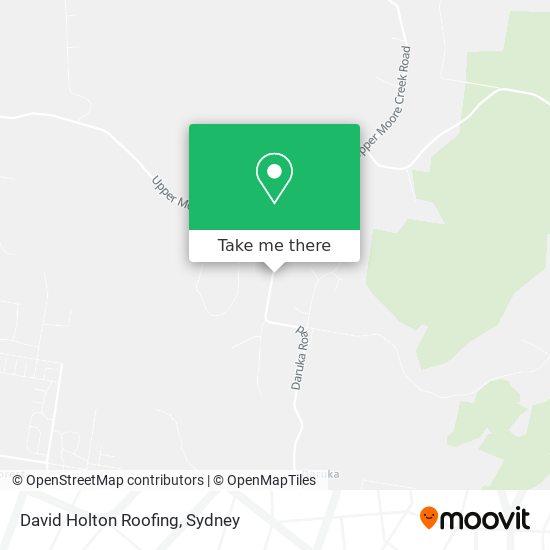 Mapa David Holton Roofing