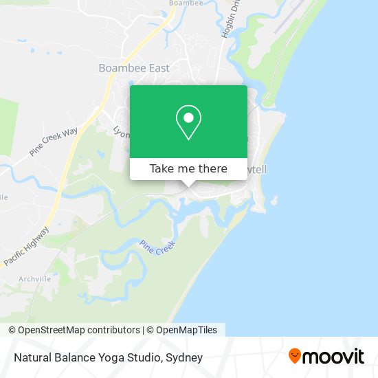 Natural Balance Yoga Studio map