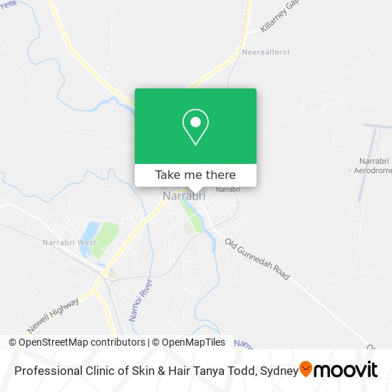 Mapa Professional Clinic of Skin & Hair Tanya Todd