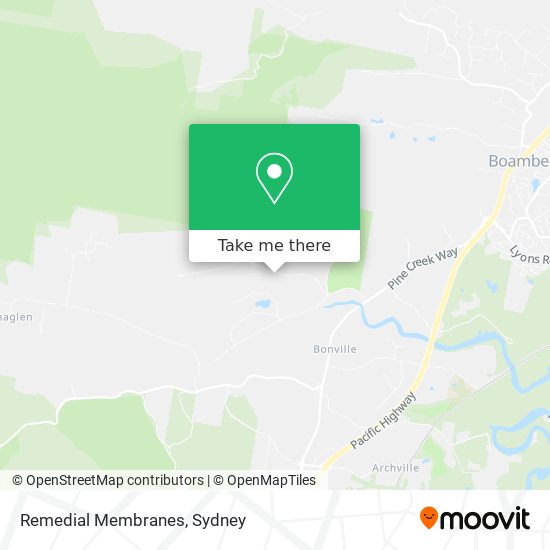 Remedial Membranes map