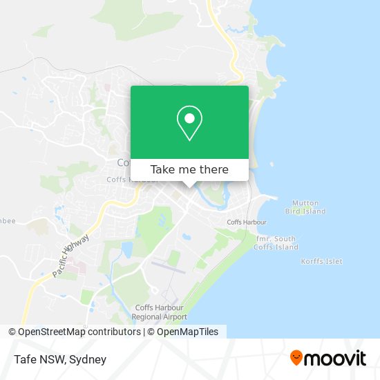 Mapa Tafe NSW