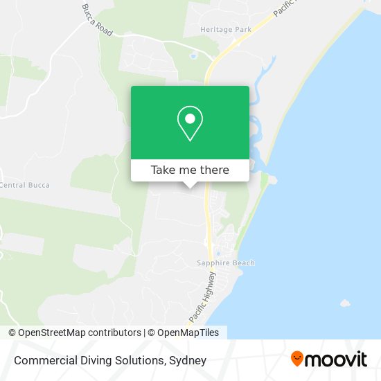 Commercial Diving Solutions map