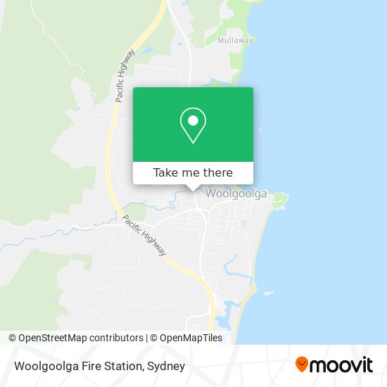 Mapa Woolgoolga Fire Station