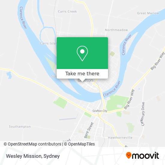 Wesley Mission map