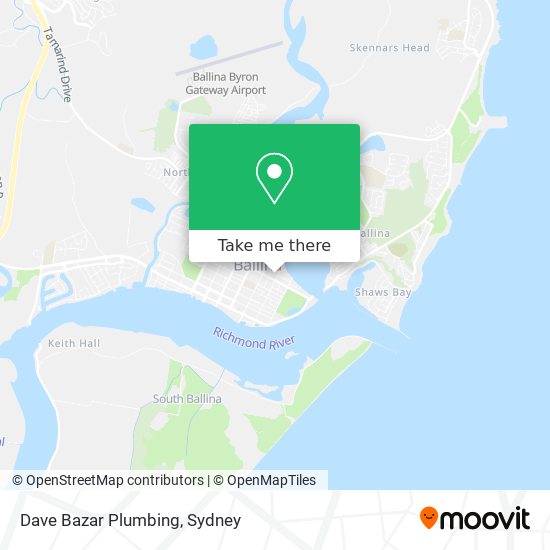 Dave Bazar Plumbing map