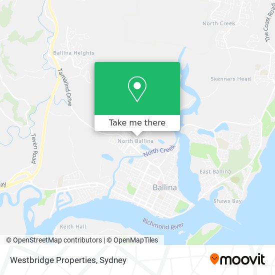 Westbridge Properties map