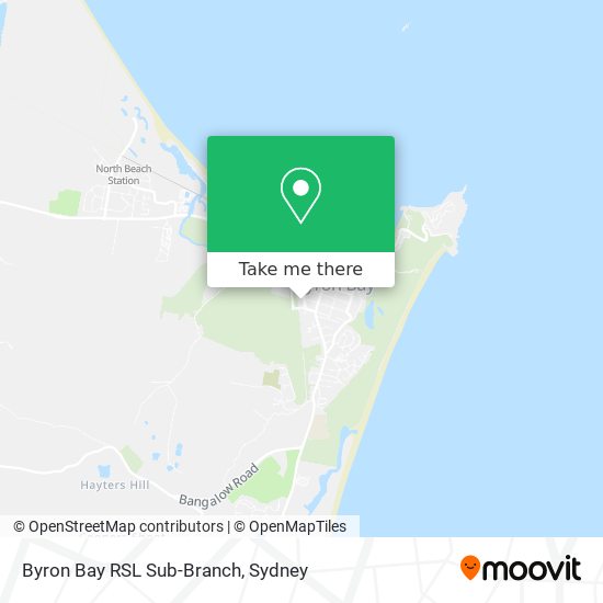 How to get to Byron Bay RSL SubBranch by Bus or Train?