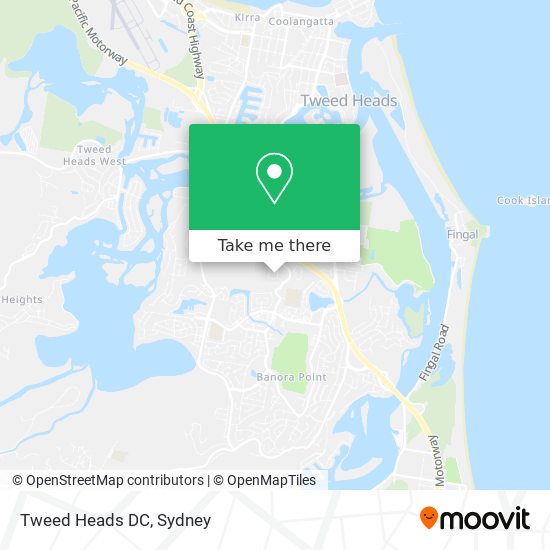 Tweed Heads DC map