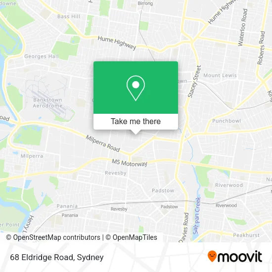 68 Eldridge Road map