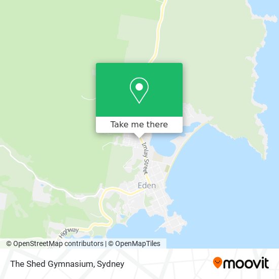 The Shed Gymnasium map