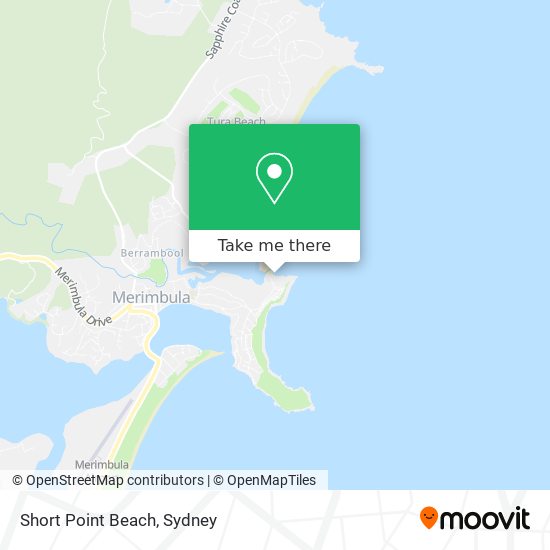 Short Point Beach map