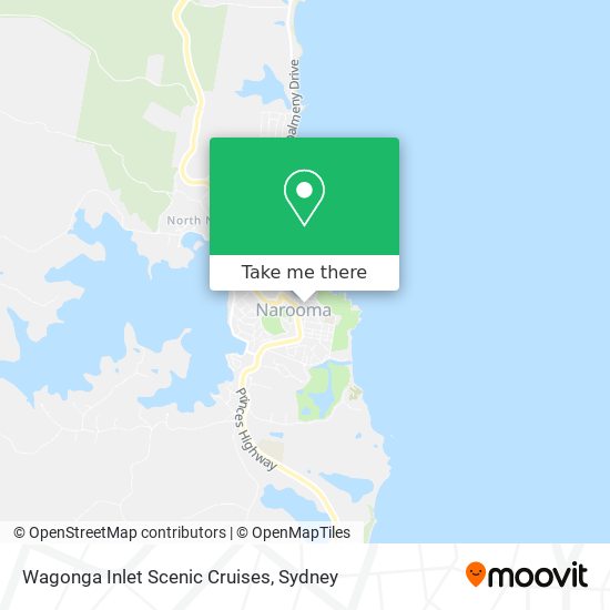 Wagonga Inlet Scenic Cruises map