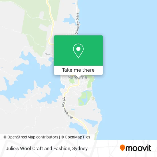 Julie's Wool Craft and Fashion map