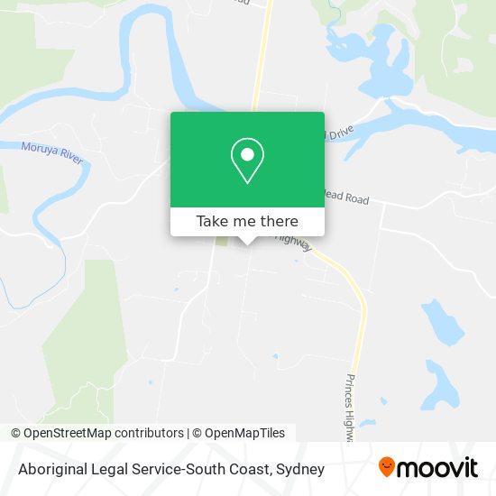 Mapa Aboriginal Legal Service-South Coast