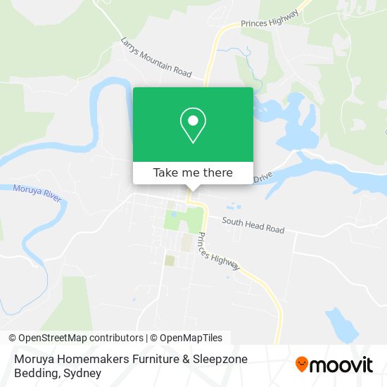 Moruya Homemakers Furniture & Sleepzone Bedding map