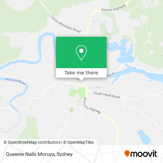 Queenie Nails Moruya map