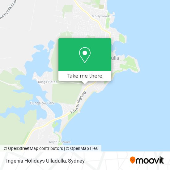 Ingenia Holidays Ulladulla map