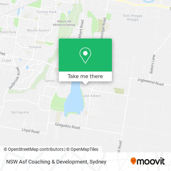 Mapa NSW Asf Coaching & Development