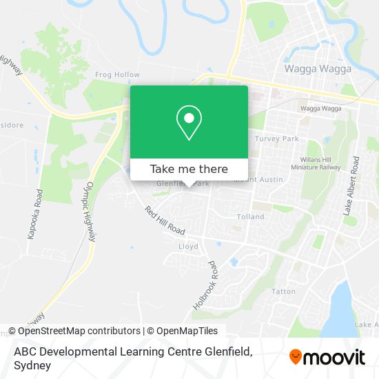 ABC Developmental Learning Centre Glenfield map