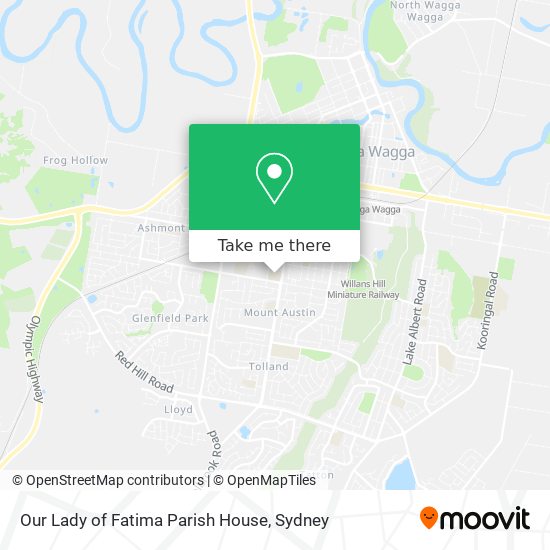 Our Lady of Fatima Parish House map