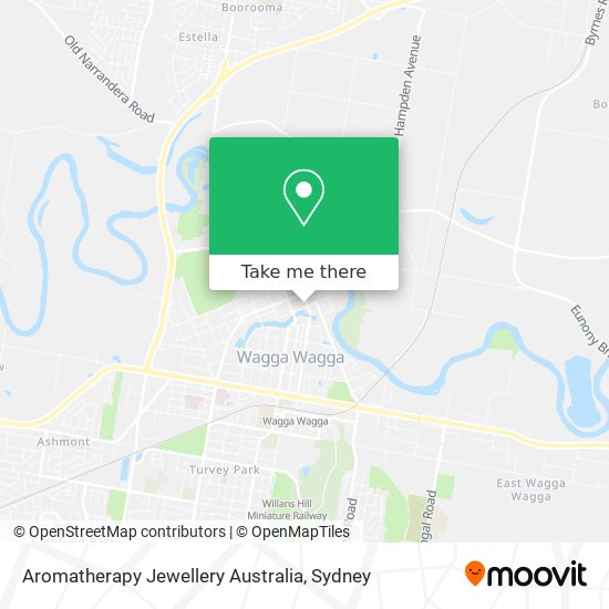 Aromatherapy Jewellery Australia map