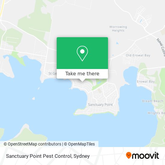 Sanctuary Point Pest Control map