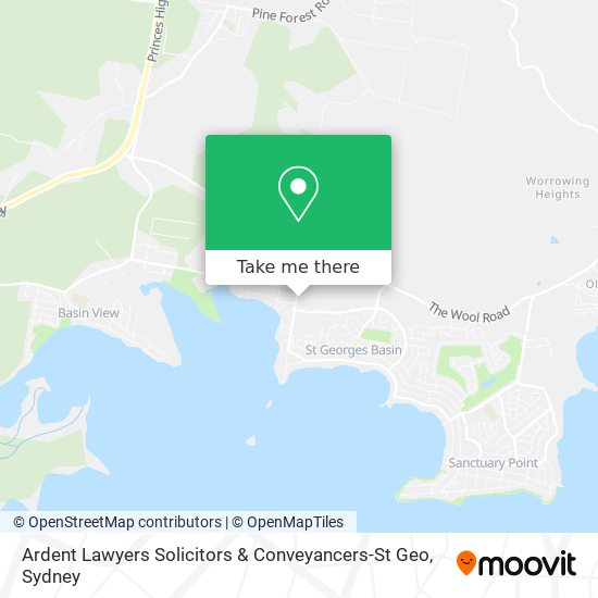 Mapa Ardent Lawyers Solicitors & Conveyancers-St Geo