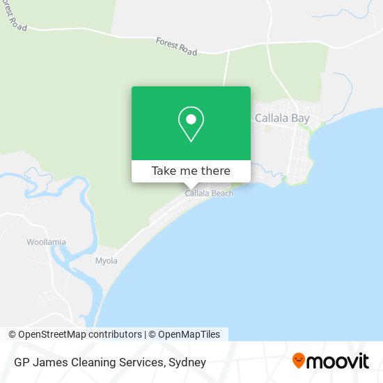 GP James Cleaning Services map