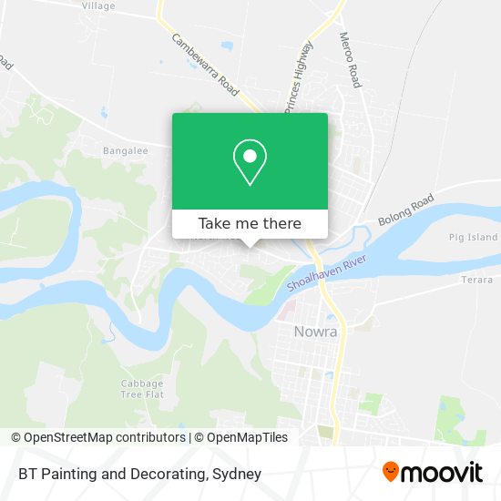 BT Painting and Decorating map