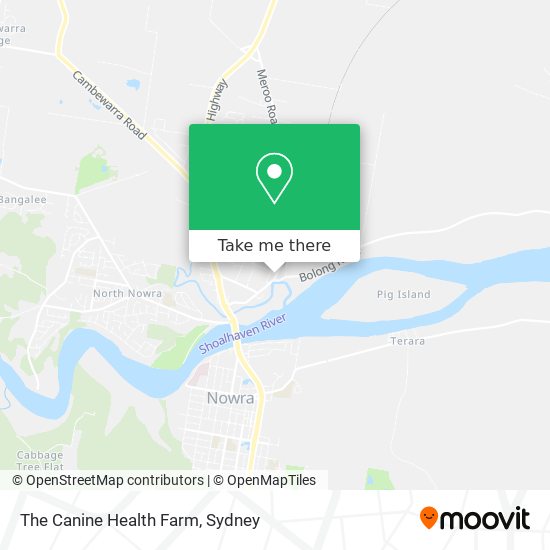 The Canine Health Farm map