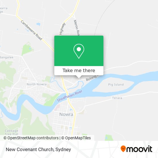 New Covenant Church map