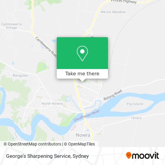 Mapa George's Sharpening Service