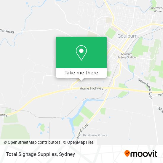 Total Signage Supplies map