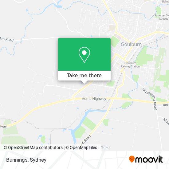 Mapa Bunnings