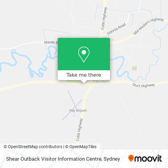 Shear Outback Visitor Information Centre map