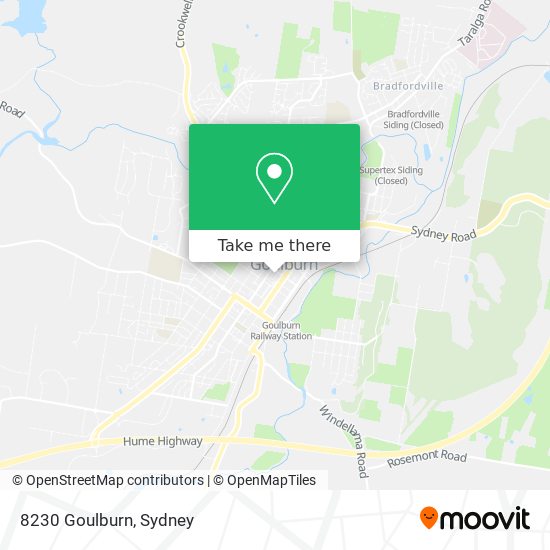 8230 Goulburn map