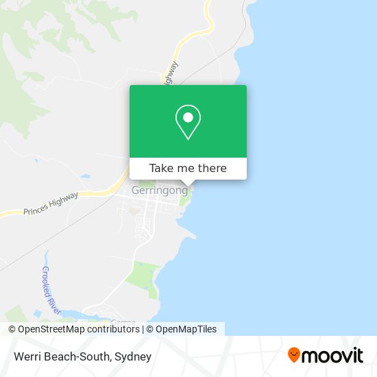 Werri Beach-South map