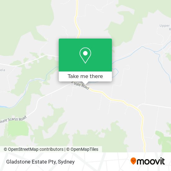 Gladstone Estate Pty map