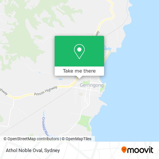 Athol Noble Oval map