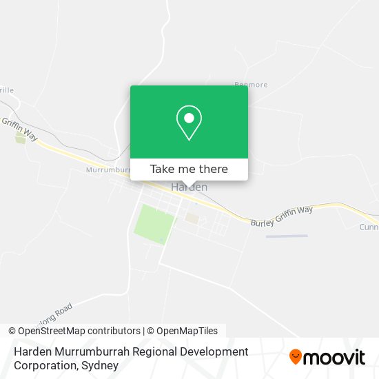 Harden Murrumburrah Regional Development Corporation map