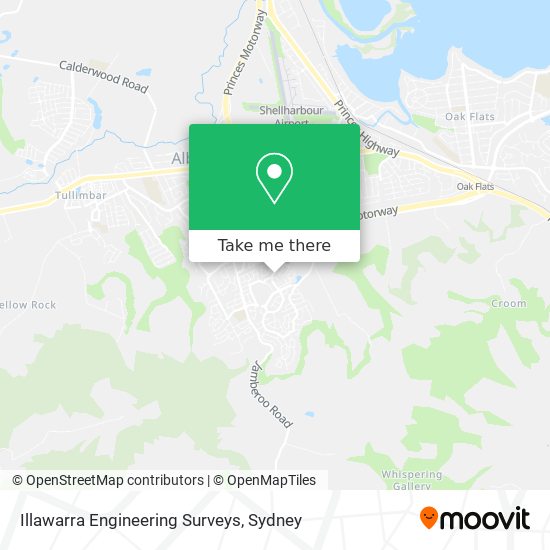 Illawarra Engineering Surveys map