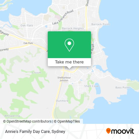 Annie's Family Day Care map