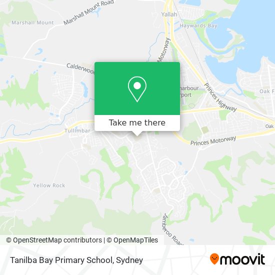 Mapa Tanilba Bay Primary School