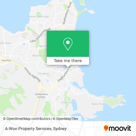 A-Won Property Services map