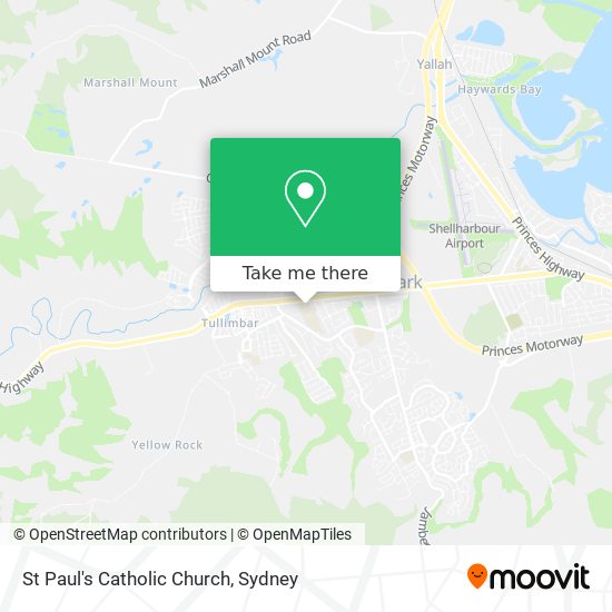 St Paul's Catholic Church map