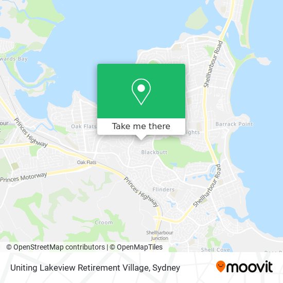 Uniting Lakeview Retirement Village map