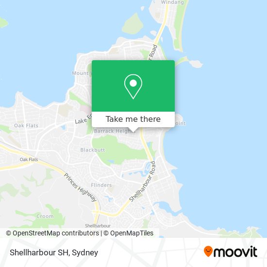 Shellharbour SH map